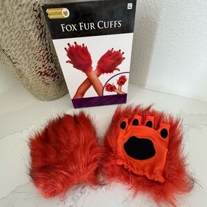 Faux fur, Fox Fur Cuffs for Adults or Kids. Costume , Cosplay. New